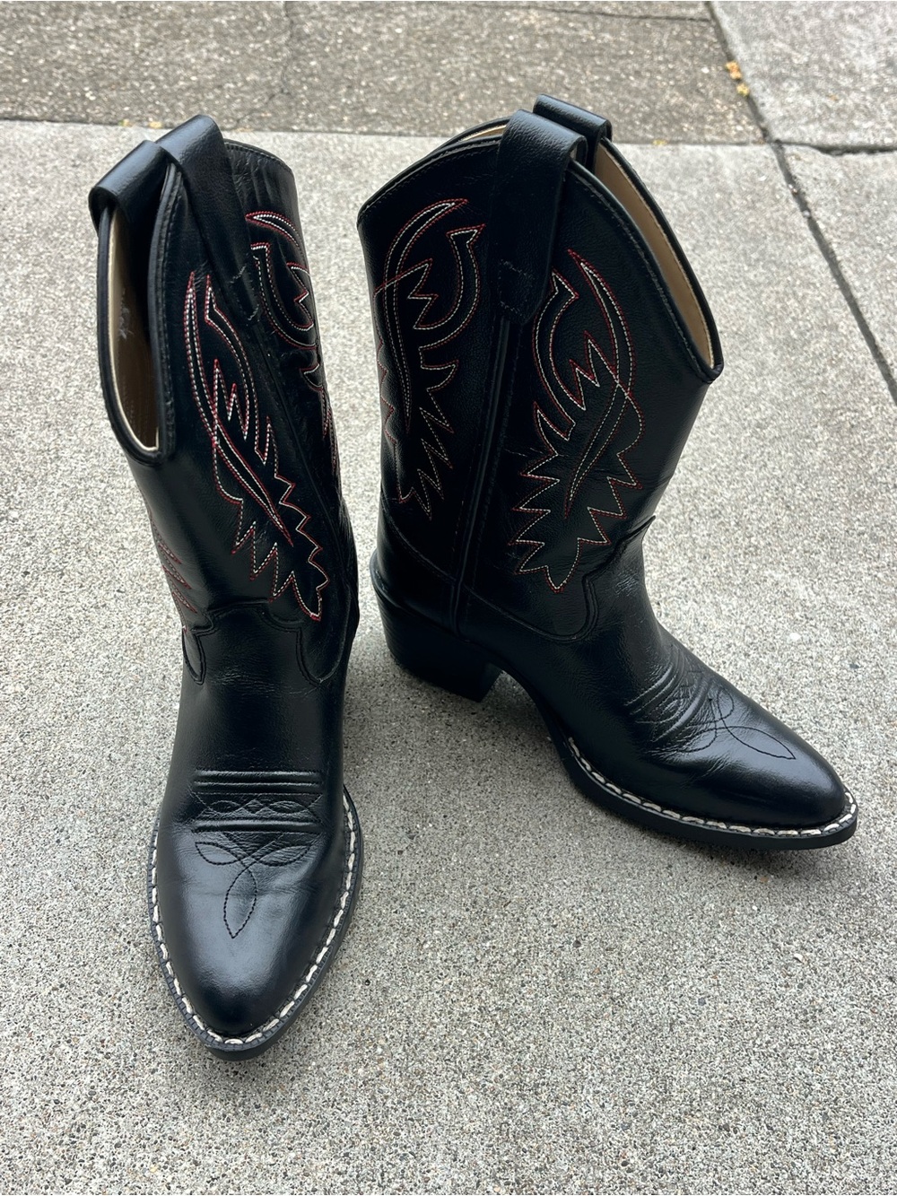 Kid’s Black Western Cowboy Boots